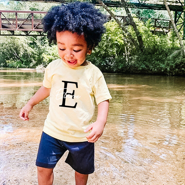 Personalized Kid Cozy Soft Color T-Shirt | inTee03