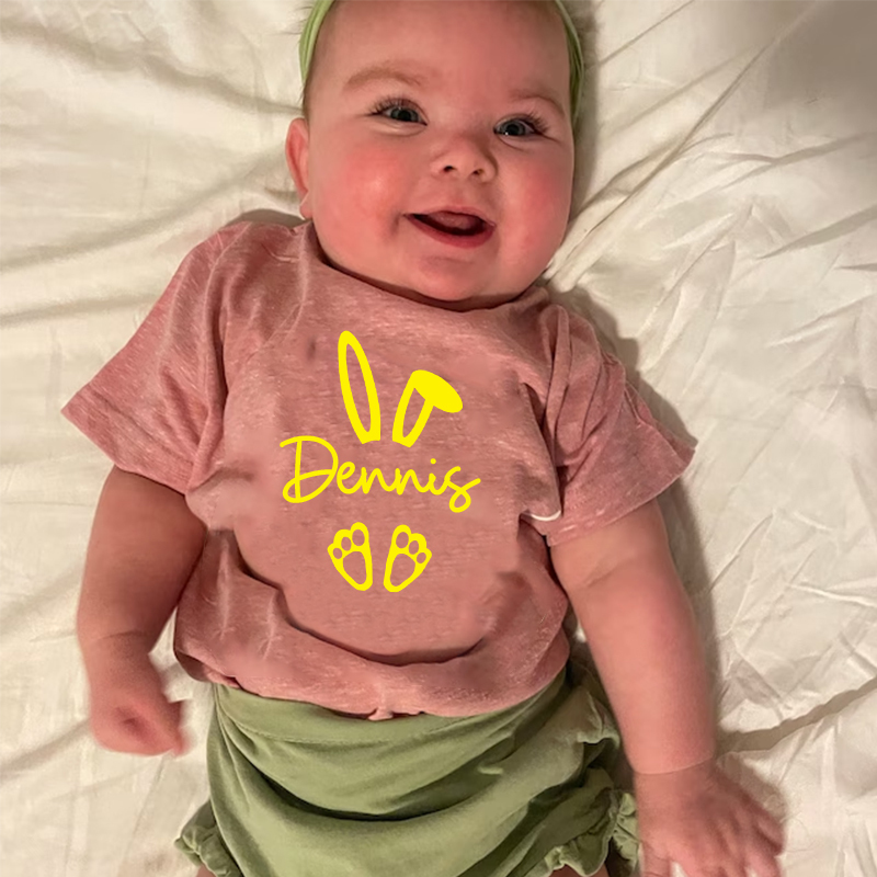 Personalized Kid Cozy Soft Easter T-Shirt | inTee07