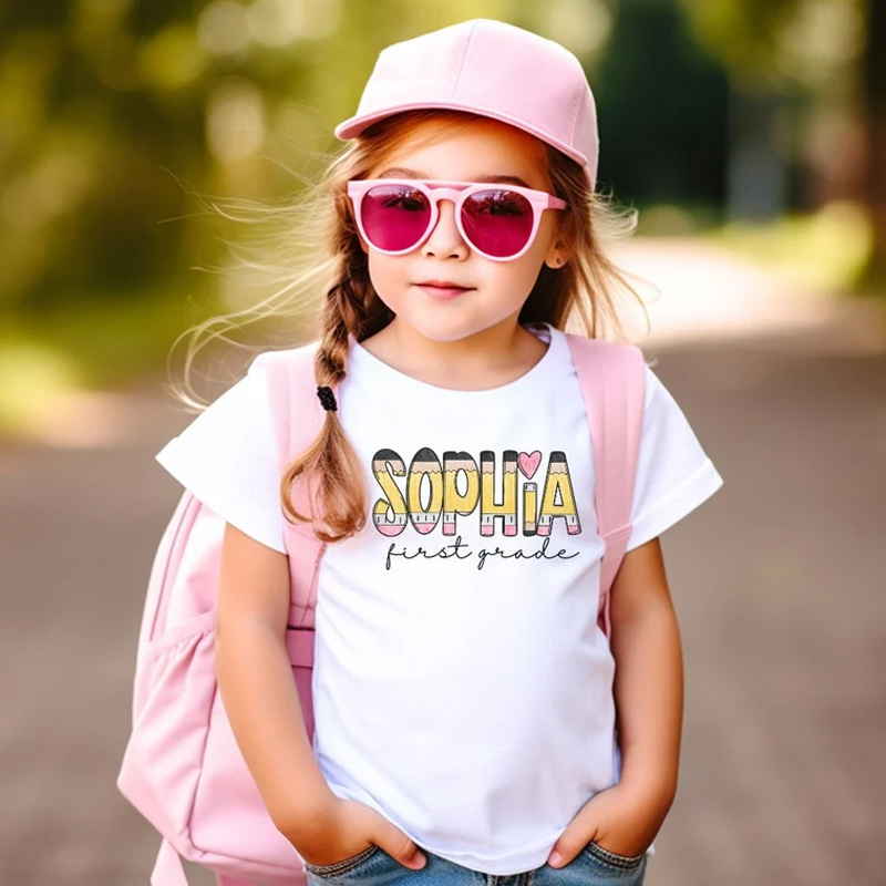 Personalized Kid Cozy Back to School T-Shirt | inTee10