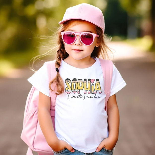 Personalized Kid Cozy Back to School T-Shirt | inTee10