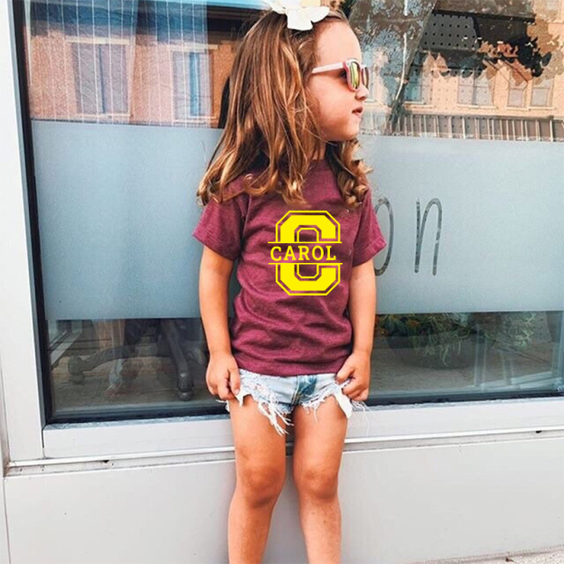 Personalized Kid Cozy Soft Color T-Shirt | inTee05