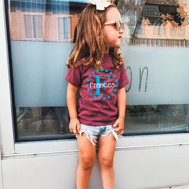 Personalized Kid Cozy Soft Color T-Shirt | inTee06