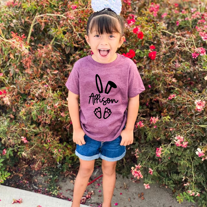 Personalized Kid Cozy Soft Easter T-Shirt | inTee07