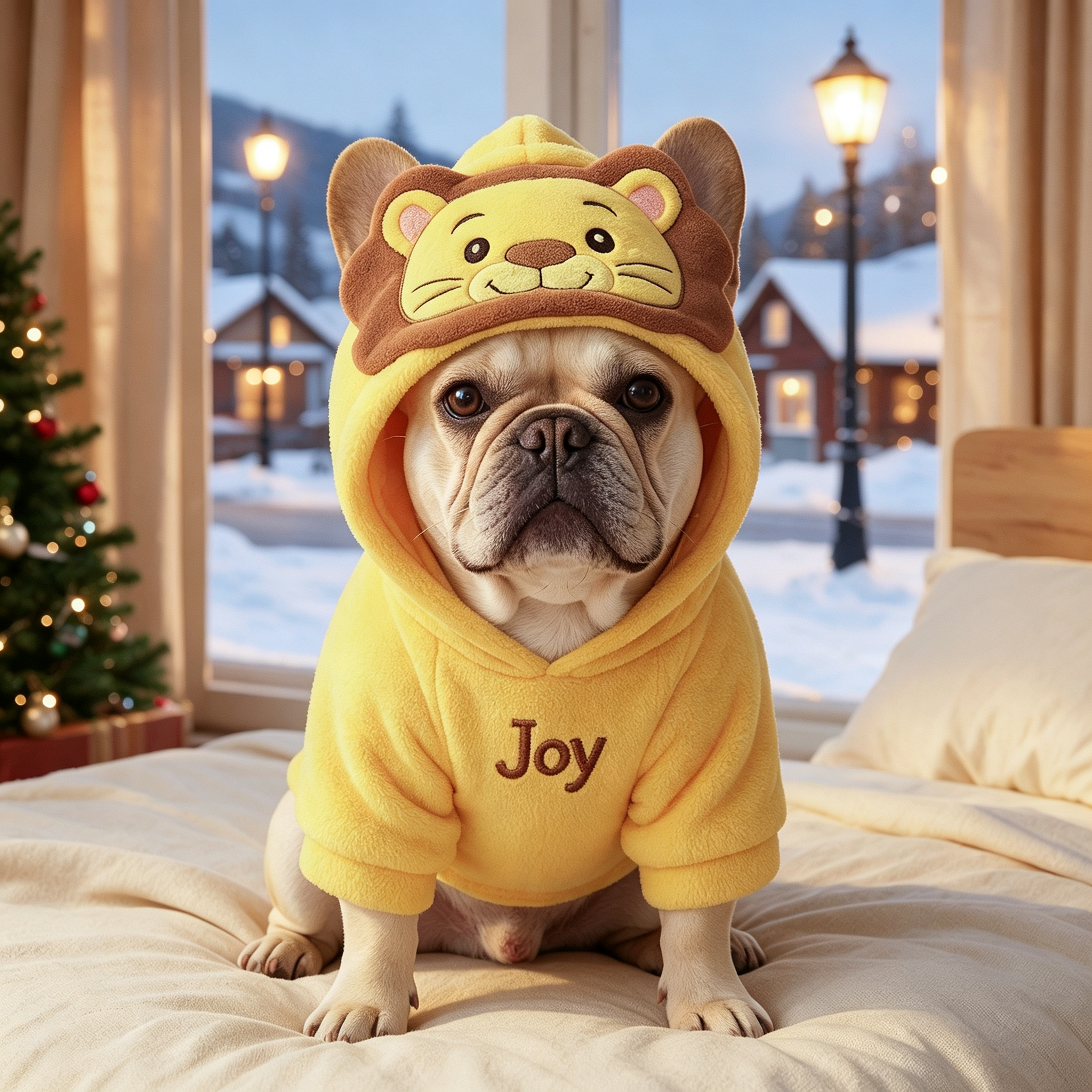 Personalized Embroidered Name Pet Winter Hoodie | incloth126