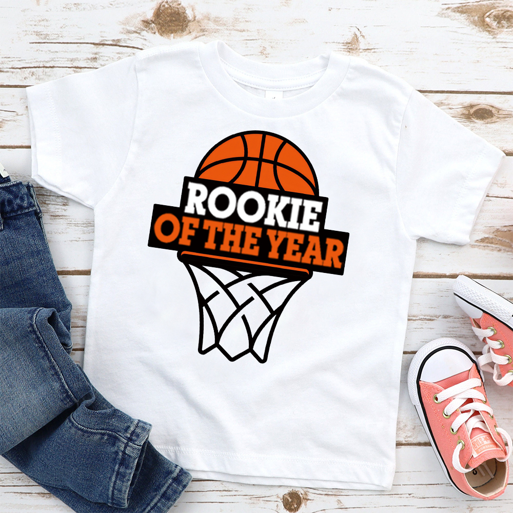 Personalized Basketball Rookie Of The Year Birthday T-Shirt | inBirth03