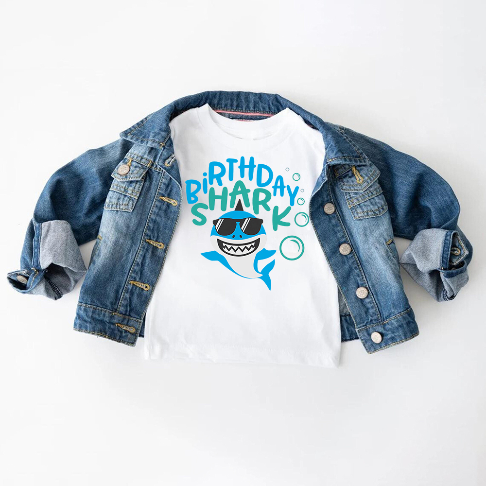 Personalized Shark Birthday T-Shirt | inBirth31