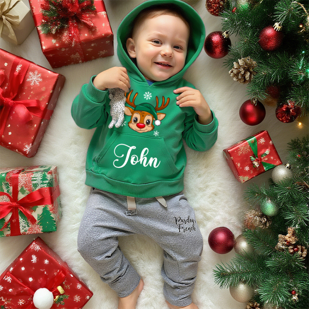 Personalized Kids Lovely Christmas Hoodie | InSweatshirt81