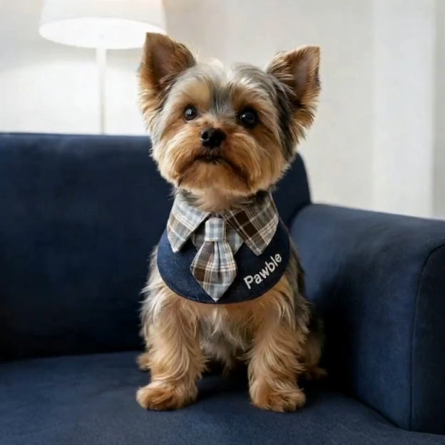 Personalized Plaid Pet Bandana Collar | inAccs26