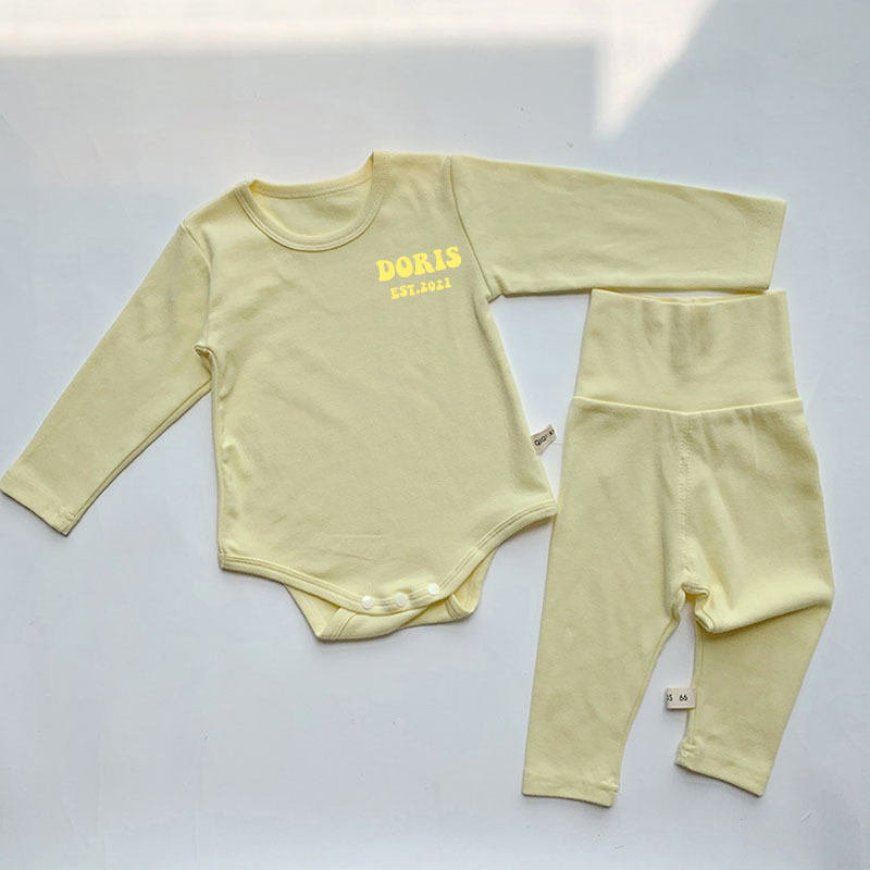Personalized Kids Cozy Romper Jogger Set | inSet28