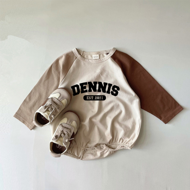 Personalized Kids Cozy Color Sweatshirt Romper | inRomper16