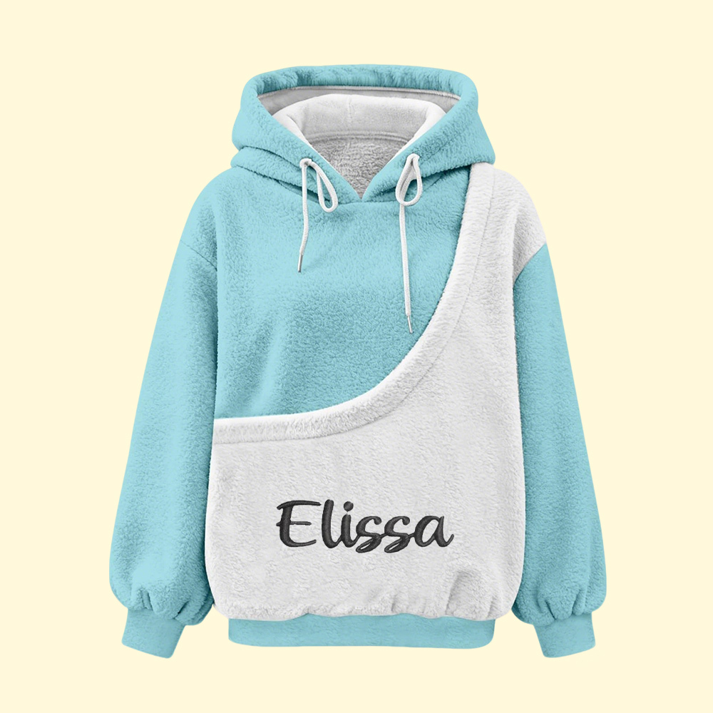 Personalized Embroidered Name Cozy Pet Carrier Fleece Hoodie | KKCloth333