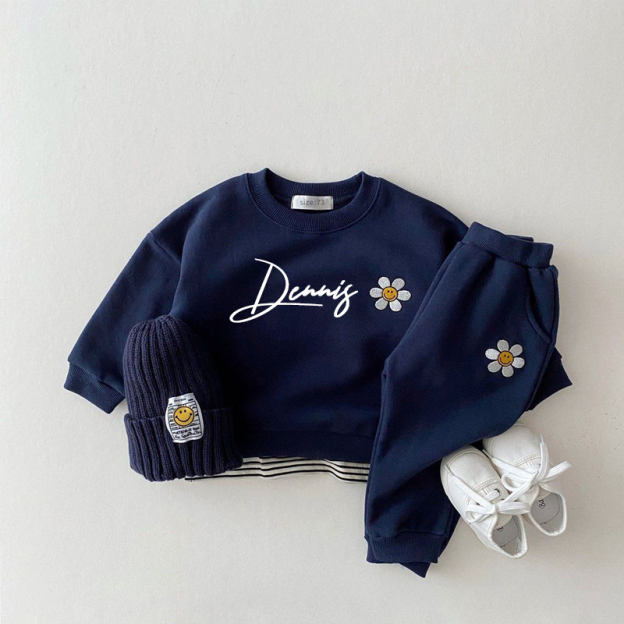 Personalized Kids Sun Flower Set | inSet30 (Beanie and Shoes not included)