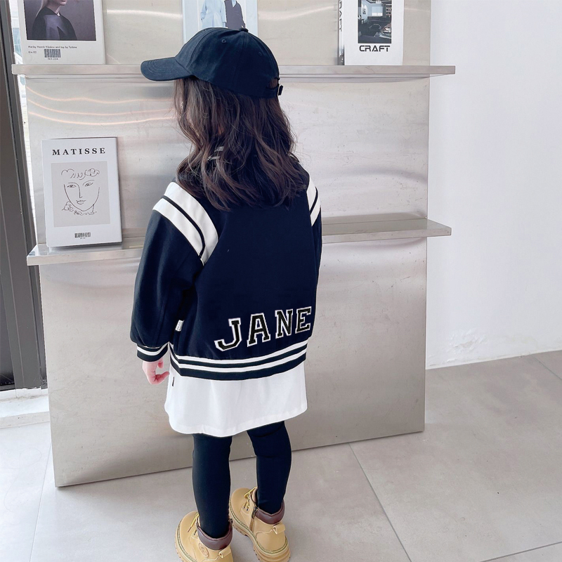 Personalized Hand Patch Kids Warm Basketball Jacket | inJacket14