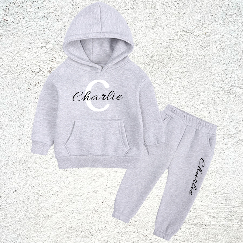 Personalized Kid Cozy Soft Extra Warm Tracksuit Set | inSet34