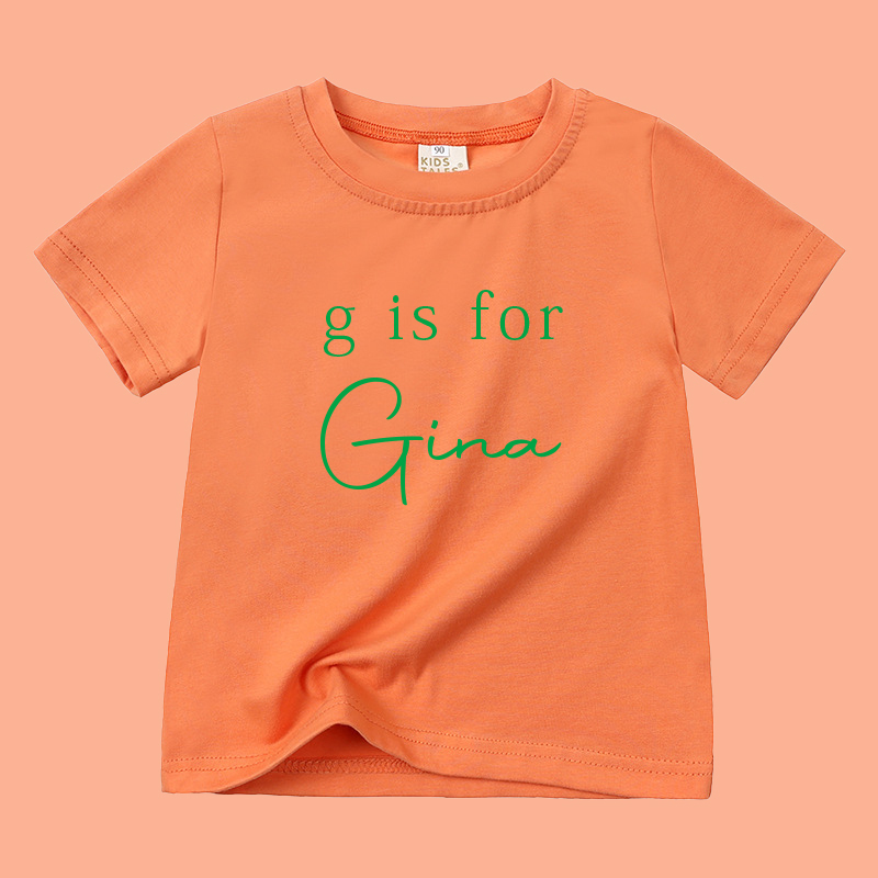 Personalized Kid Cozy Soft Color T-Shirt | inTee01