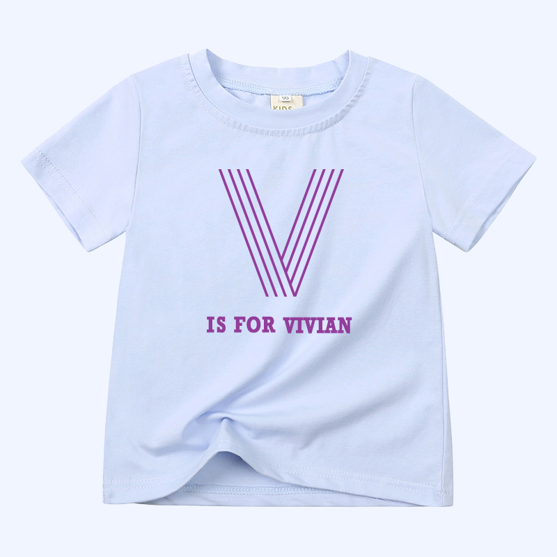 Personalized Kid Cozy Soft Color T-Shirt | inTee02