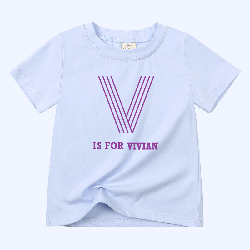 Personalized Kid Cozy Soft Color T-Shirt | inTee02