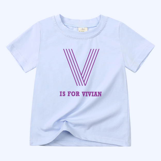 Personalized Kid Cozy Soft Color T-Shirt | inTee02