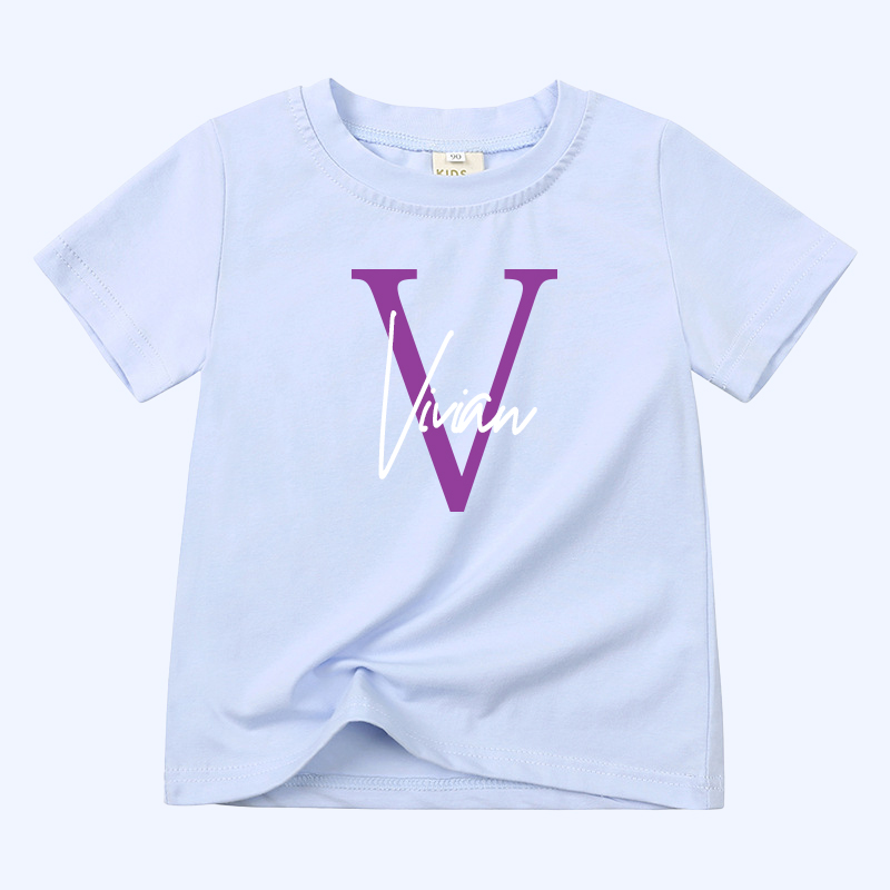Personalized Kid Cozy Soft Color T-Shirt | inTee03