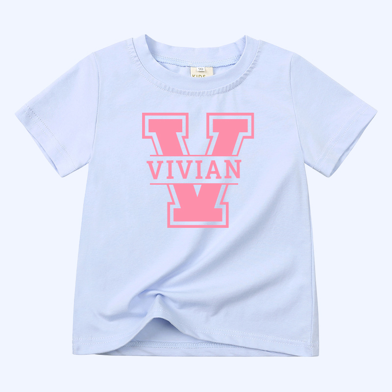 Personalized Kid Cozy Soft Color T-Shirt | inTee05