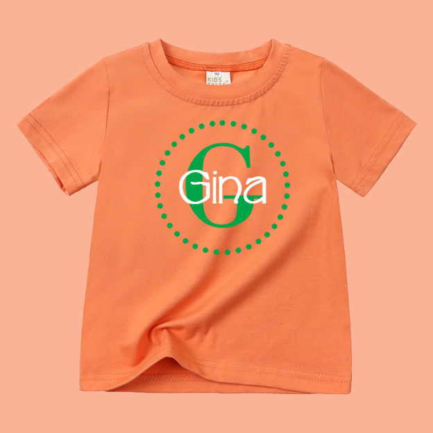 Personalized Kid Cozy Soft Color T-Shirt | inTee06