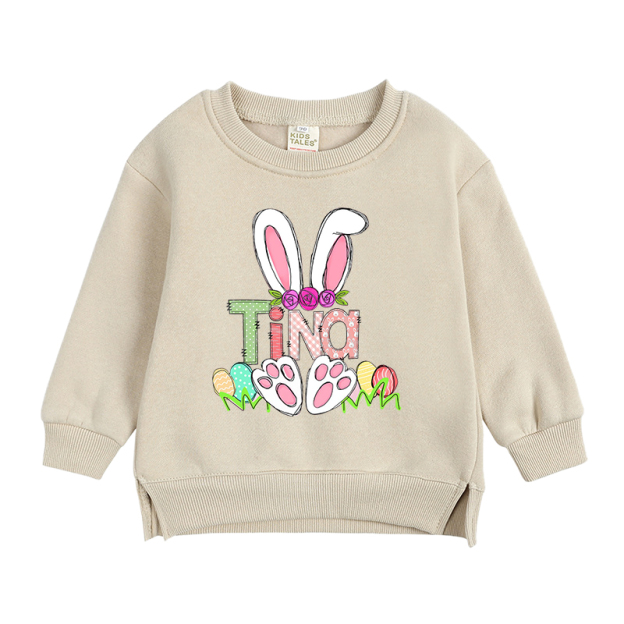 Personalized Kid Cozy Soft Bunny Crewneck Sweatshirt | inSweatshirt56