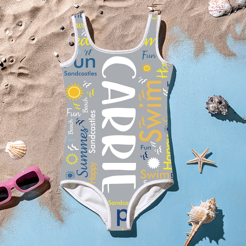 Personalized Sunshine Color Swimsuit for Summer | InSwin04