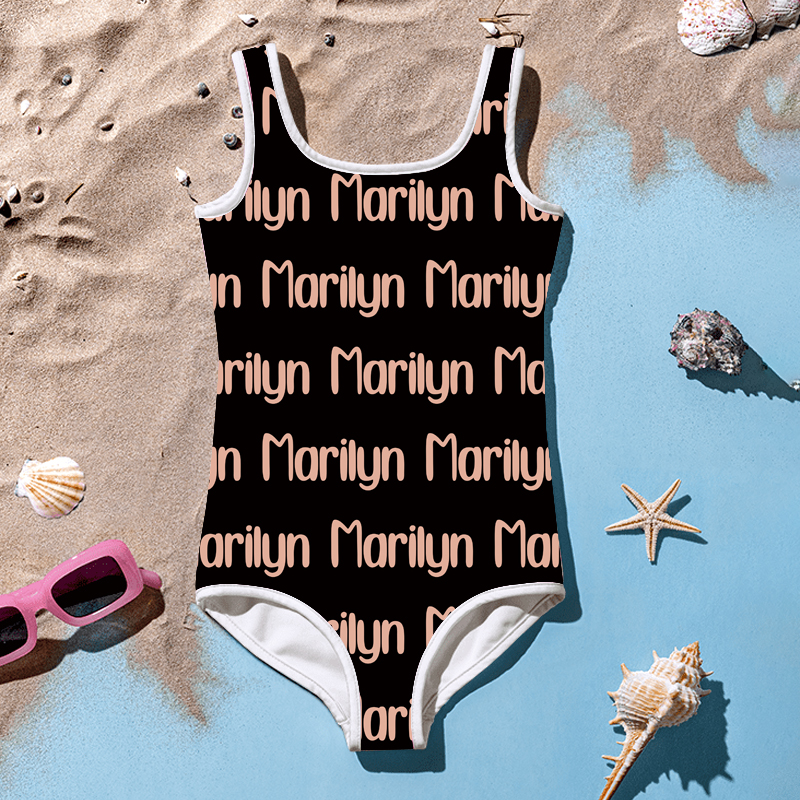 Personalized Monogram Color Swimsuit for Summer | InSwin05