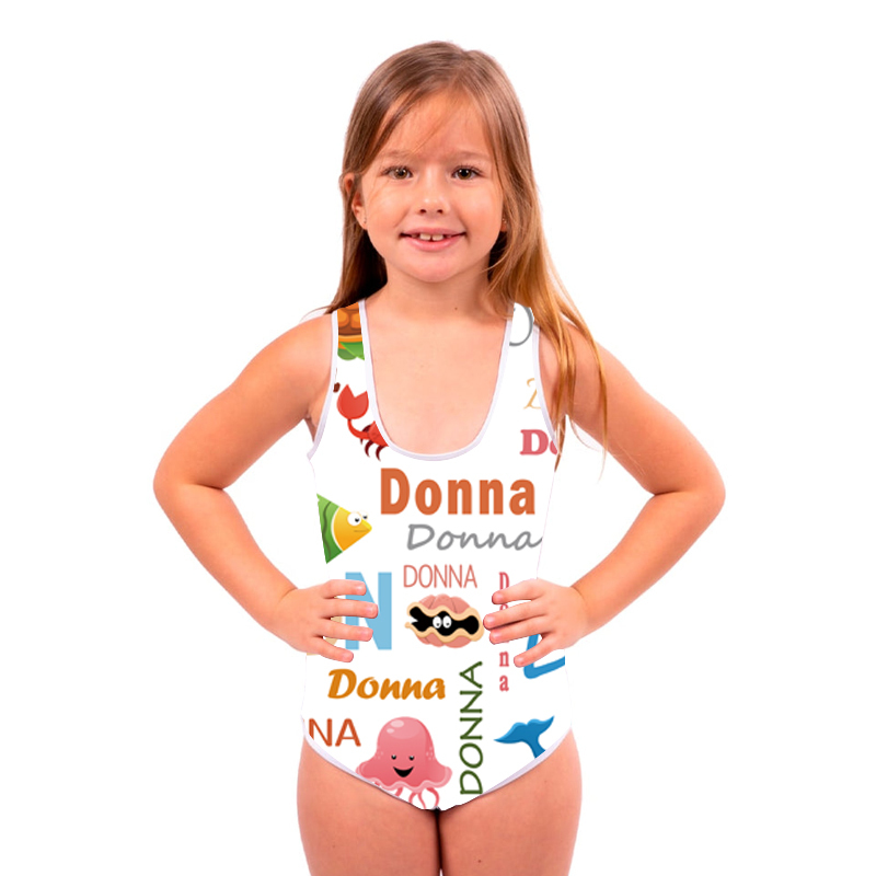 Personalized Ocean Pattern Swimsuit for Summer | InSwin06