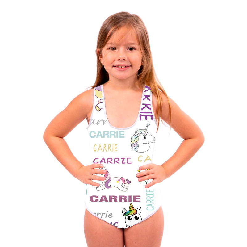 Personalized Unicorn Pattern Swimsuit for Summer | InSwin07