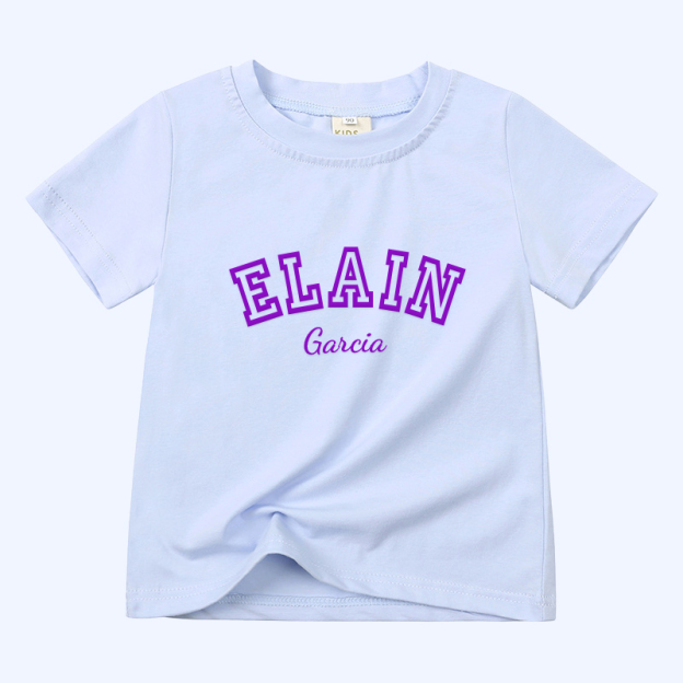 Personalized Kid Puff Vinyl Cozy Soft T-Shirt | inTee08
