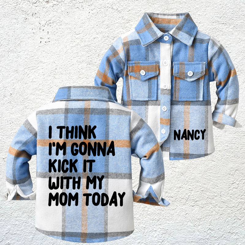 Personalized Name Kids Flannel Jacket | inJacket34