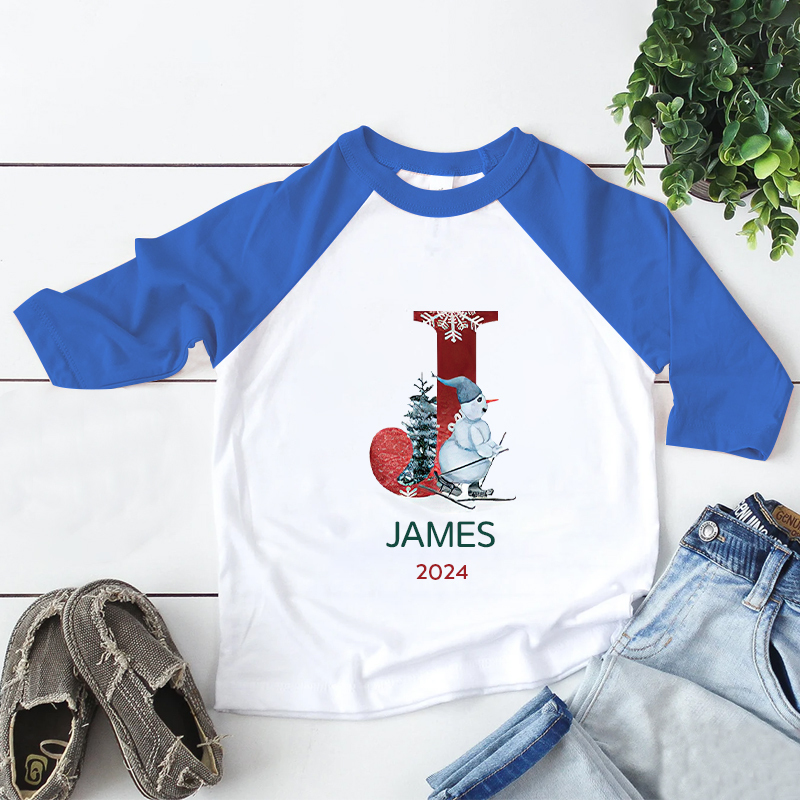 Personalized Kid Initial Cozy Soft Crewneck Sweatshirt | inSweatshirt71