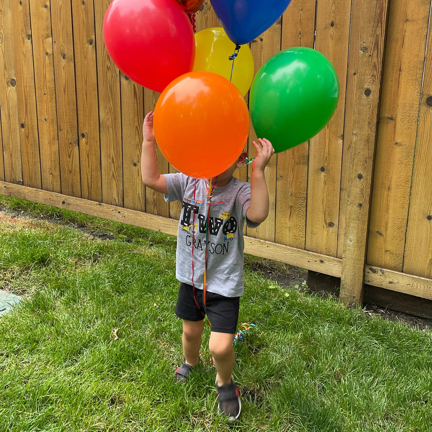 Personalized Kid Transportation Vehicle Party Birthday T-Shirt | inTee16