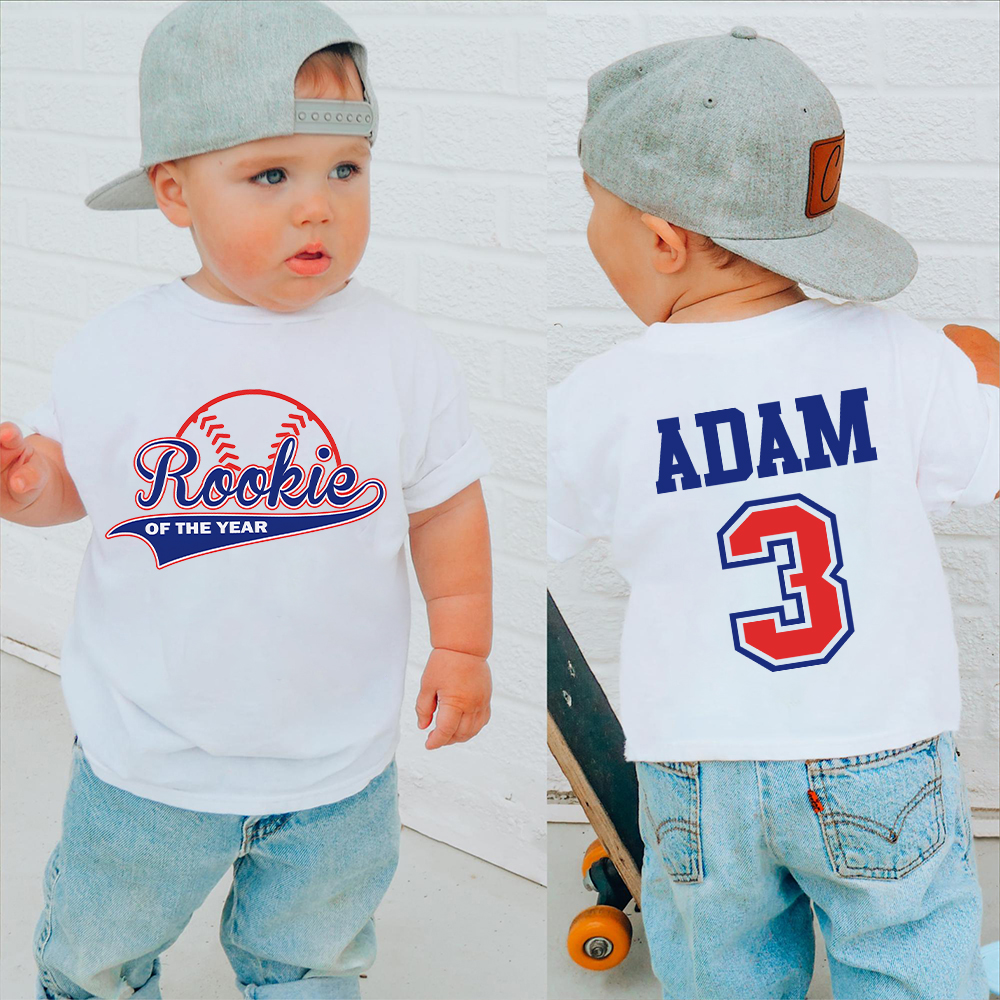 Personalized Basketball Rookie Of The Year Birthday T-Shirt | inBirth10