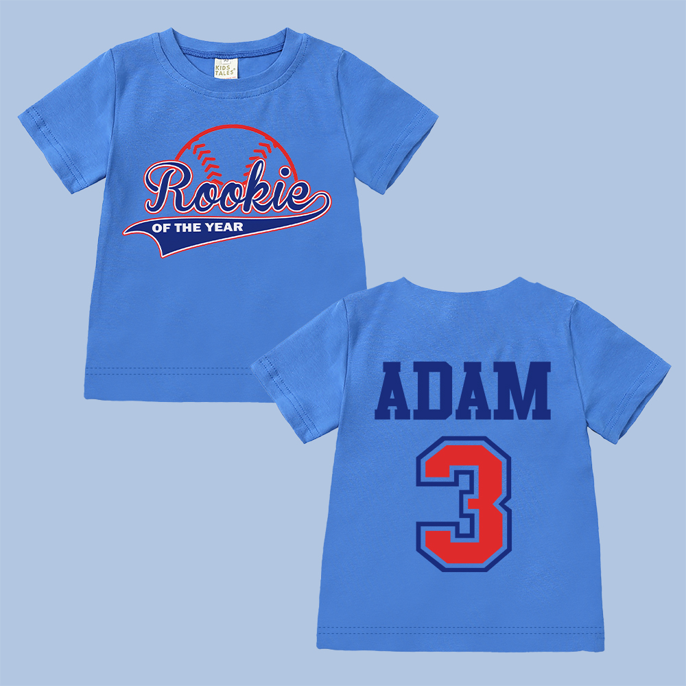 Personalized Basketball Rookie Of The Year Birthday T-Shirt | inBirth10