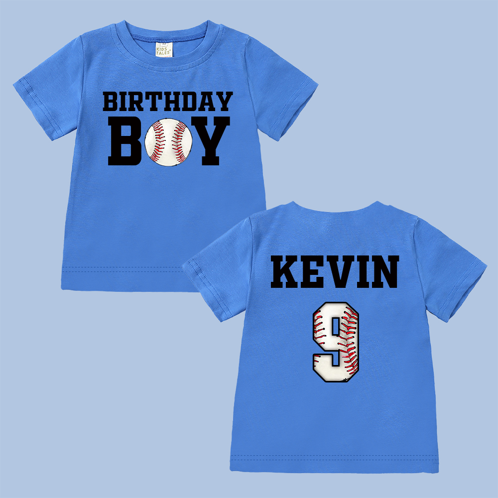 Personalized Sports Ball Games Birthday T-Shirt | inBirth19