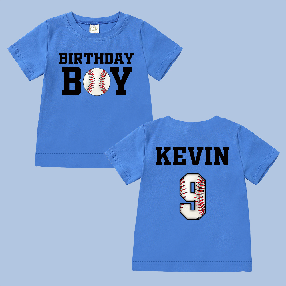 Personalized Sports Ball Games Birthday T-Shirt | inBirth19