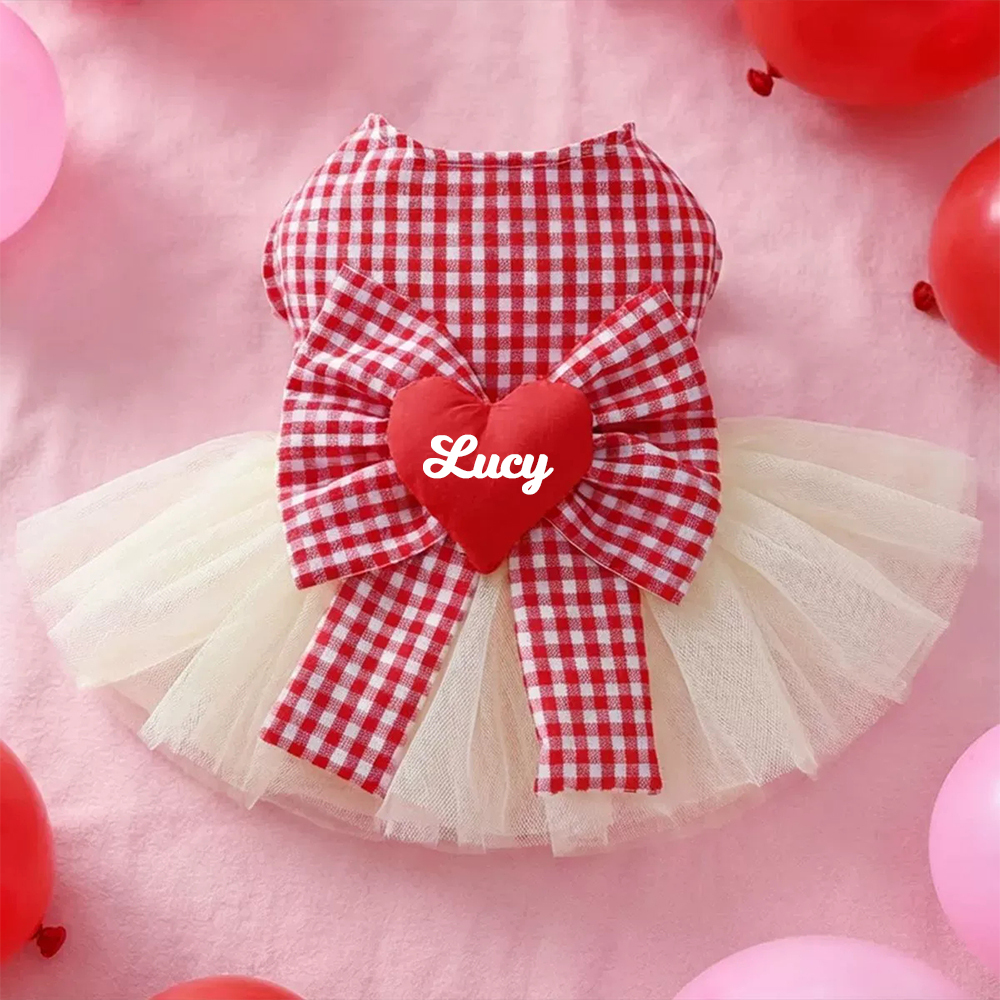 Personalized Pet Valentine's Day Dress | inCloth02
