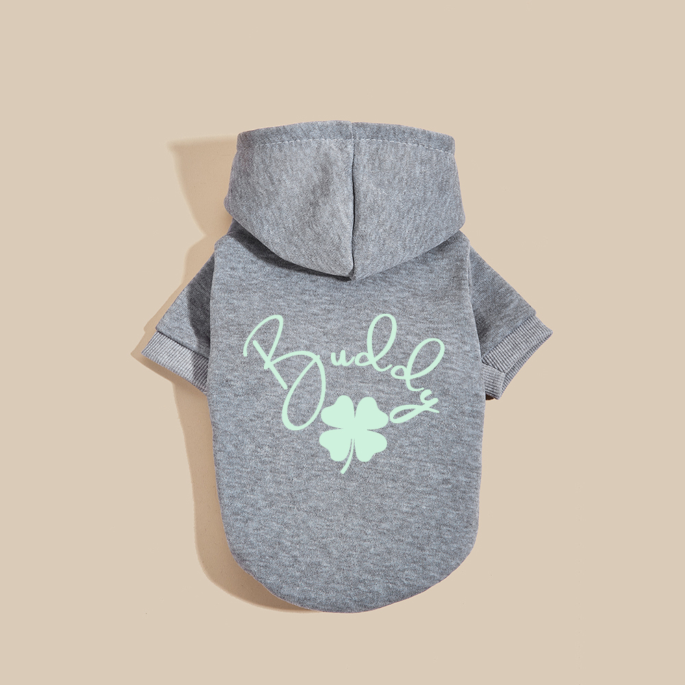 Personalized Name St. Patricks Day Pet Hoodie | inCloth04