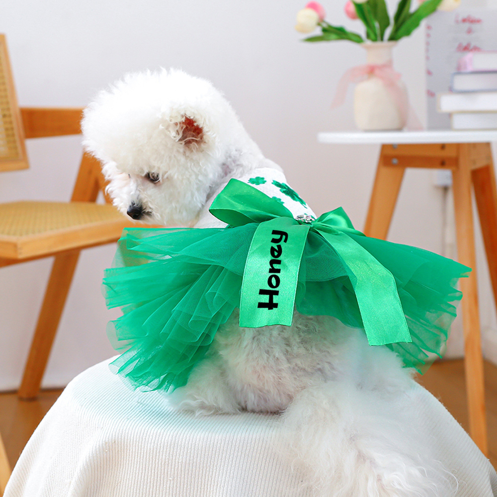 Personalized Pet Lucky St. Patrick's Day Dress | inCloth11
