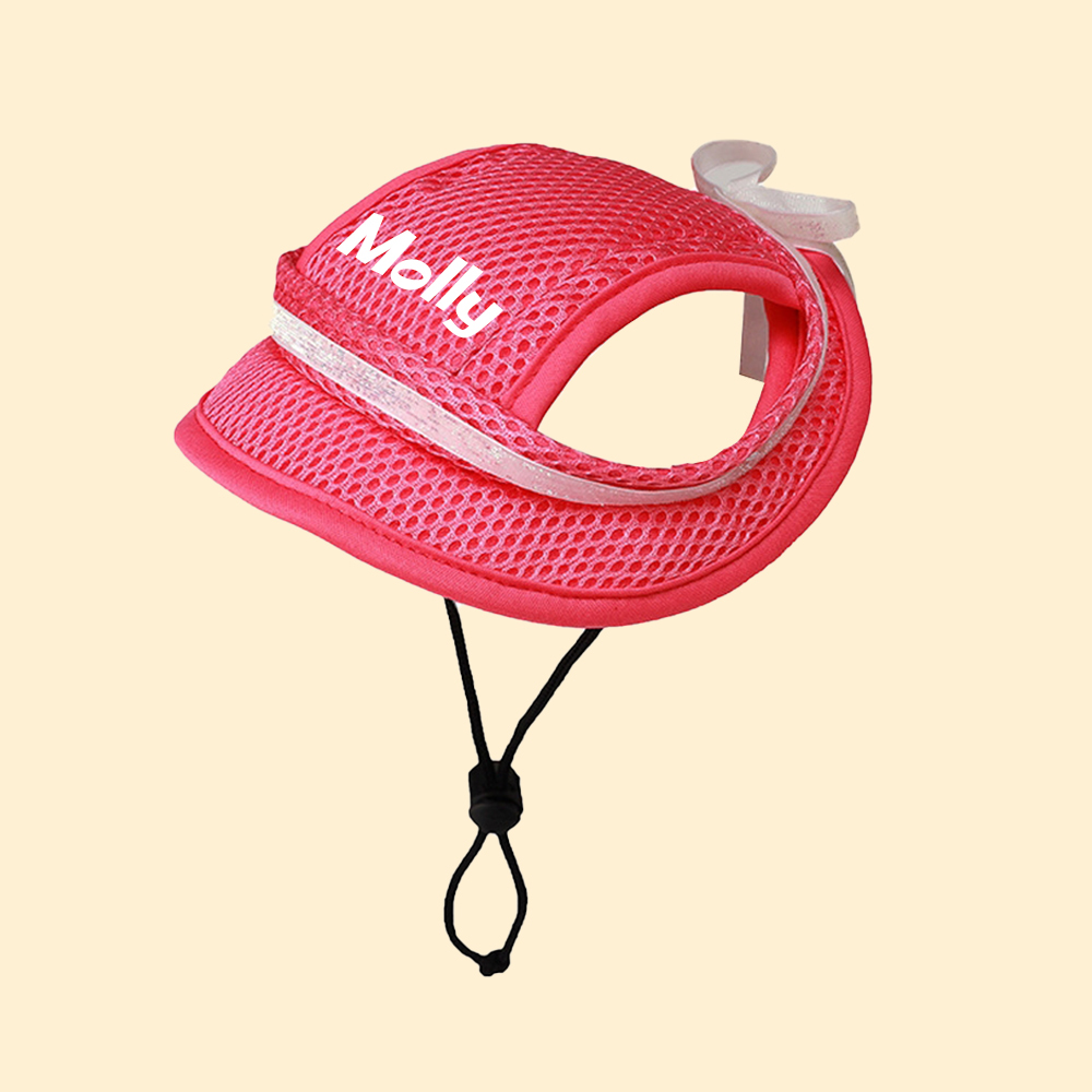 Personalized Name Pet Breathable Mesh Hat | inHat02