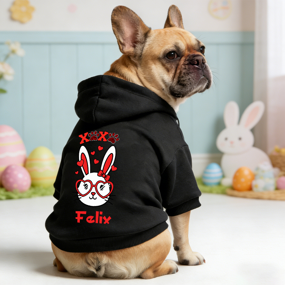 Personalized Name Easter Pet Bunny Hoodie | inCloth29