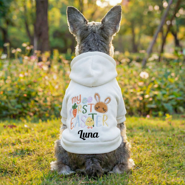 Personalized Name Easter Pet Hoodie | inCloth39