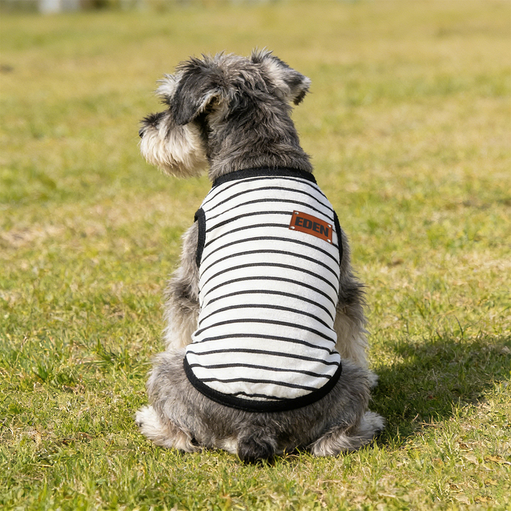 Personalized Pet Summer Striped Shirt | inCloth61