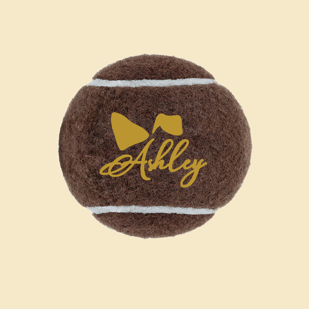 Personalized Name Pet Tennis Ball | inToy09