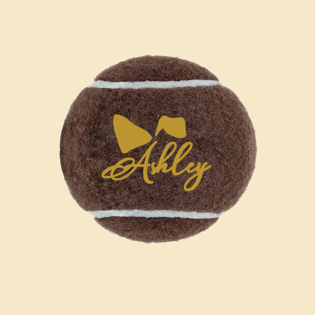 Personalized Name Pet Tennis Ball | inToy09