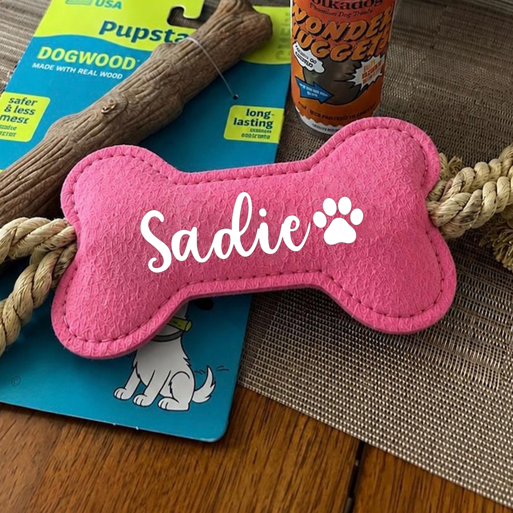 Personalized Pet Bone-Shaped Plush Toy | inToy10