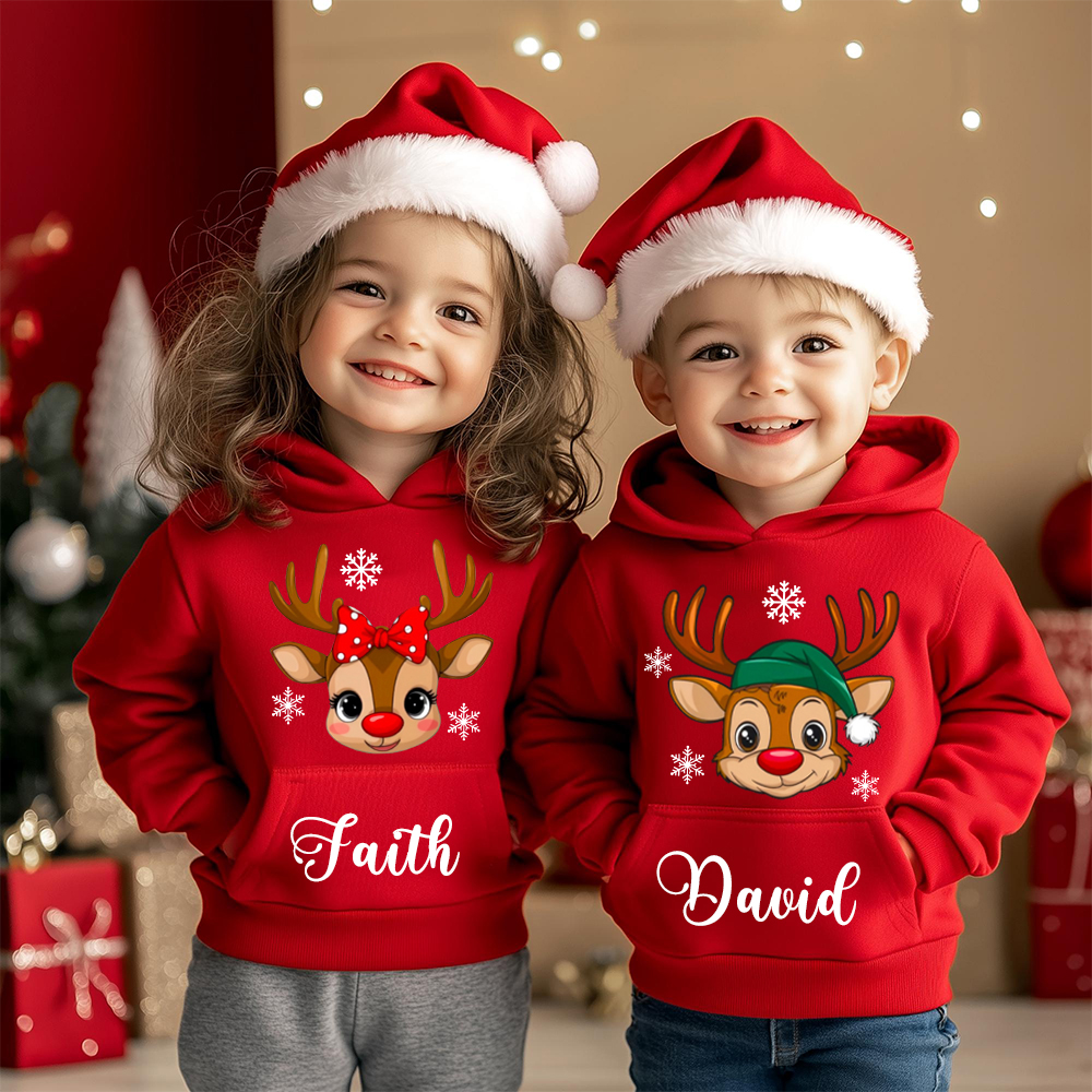 Personalized Kids Lovely Christmas Hoodie | InSweatshirt81