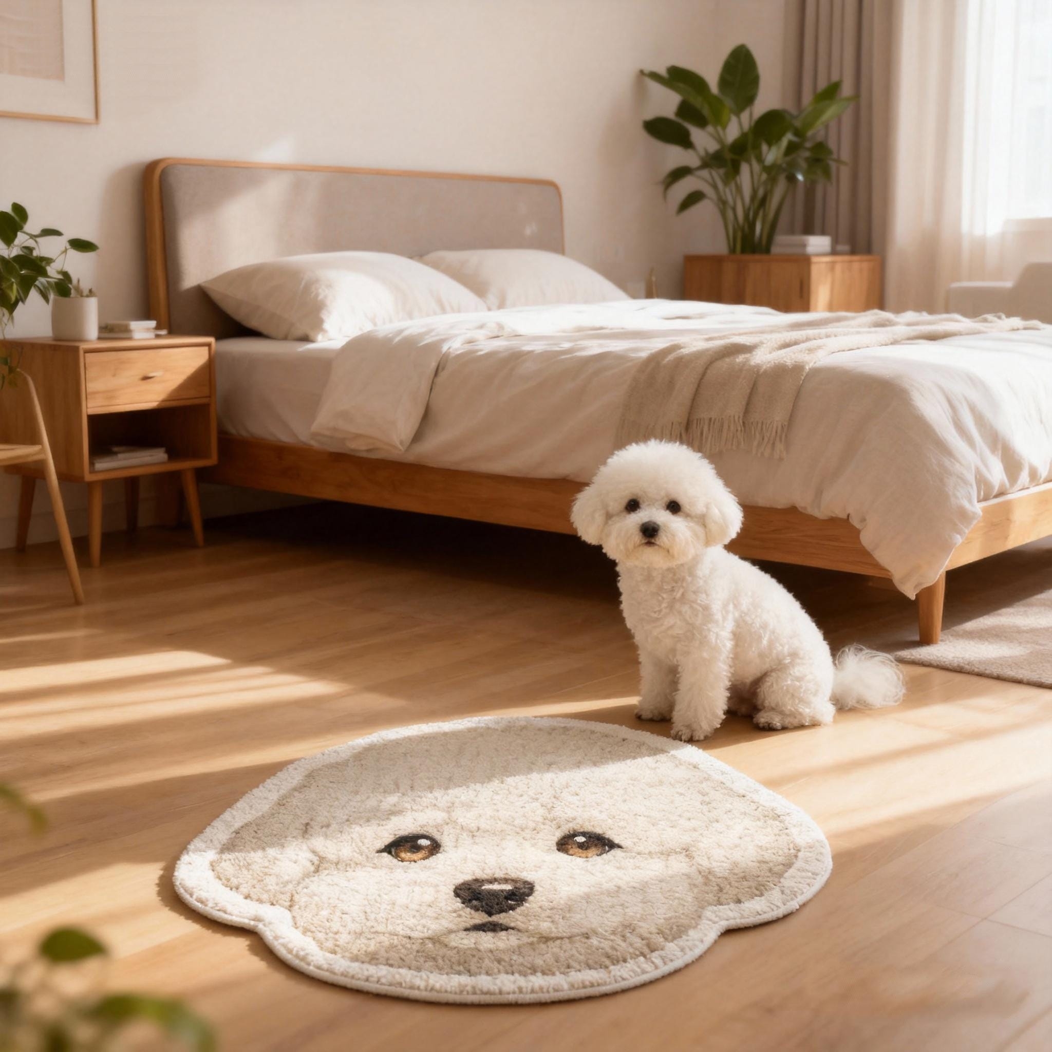 Personalized Lovely Pet Face Tufted Carpet | KKPet414